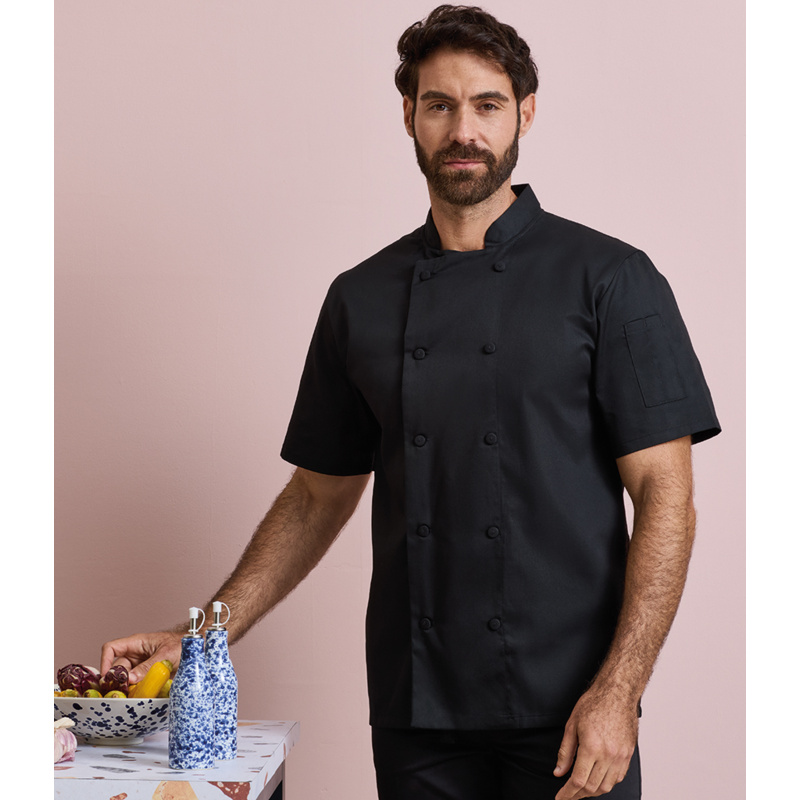 Premier Coolchecker® Short Sleeve Chef's Jacket Thumbnail