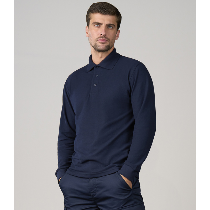 Pro RTX Pro Long Sleeve Piqué Polo Shirt Thumbnail