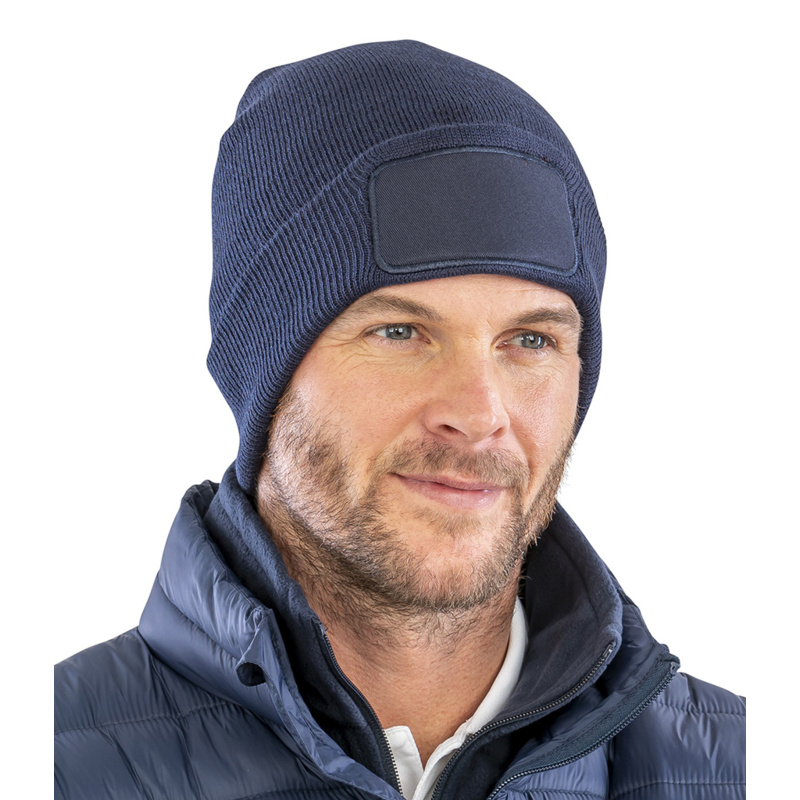 Result Recycled Double Knit Printers Beanie Thumbnail