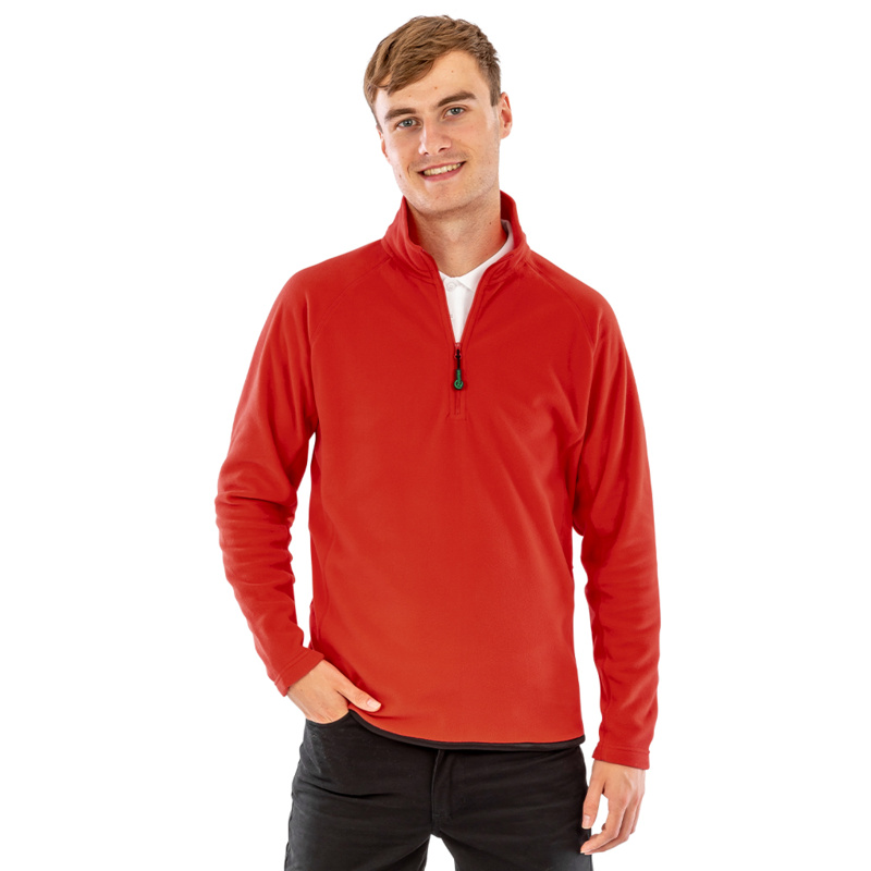 Result Recycled Zip Neck Micro Fleece Thumbnail