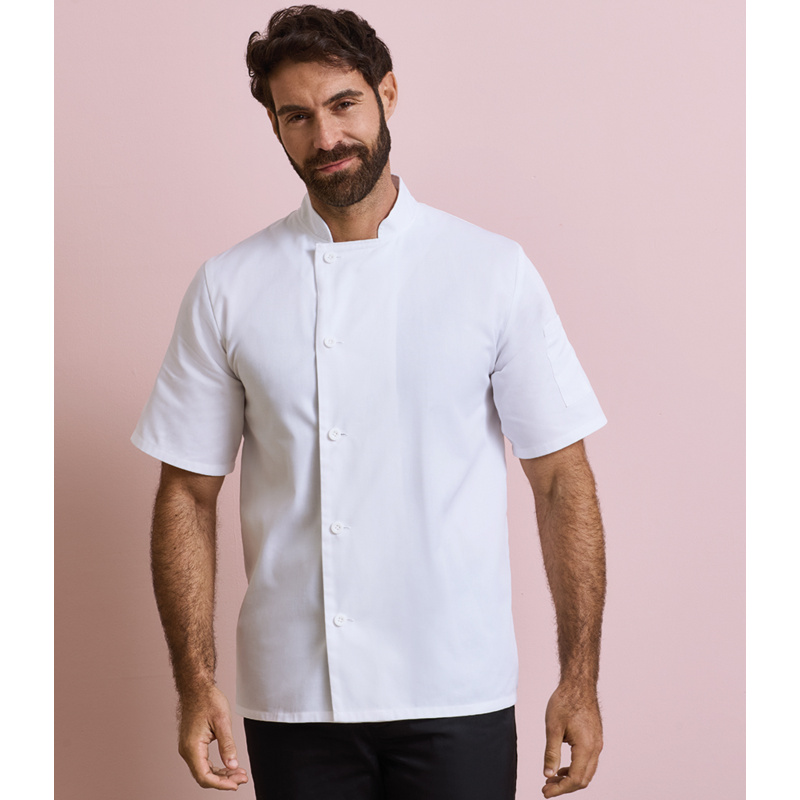 Premier Essential Short Sleeve Chef's Jacket Thumbnail