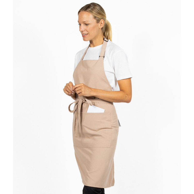 Dennys Polyester Bib Apron with Pocket Thumbnail