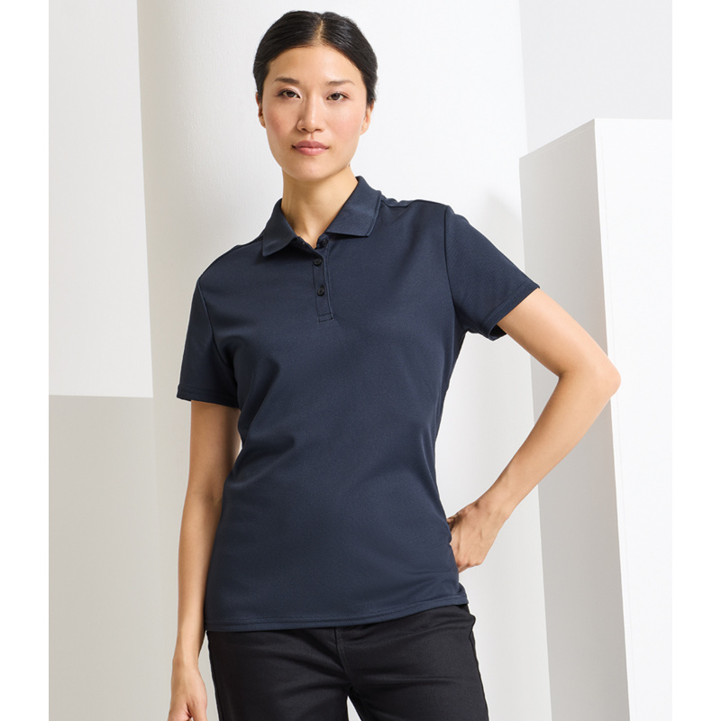 Premier Ladies Spun Dyed Recycled Polo Shirt Thumbnail