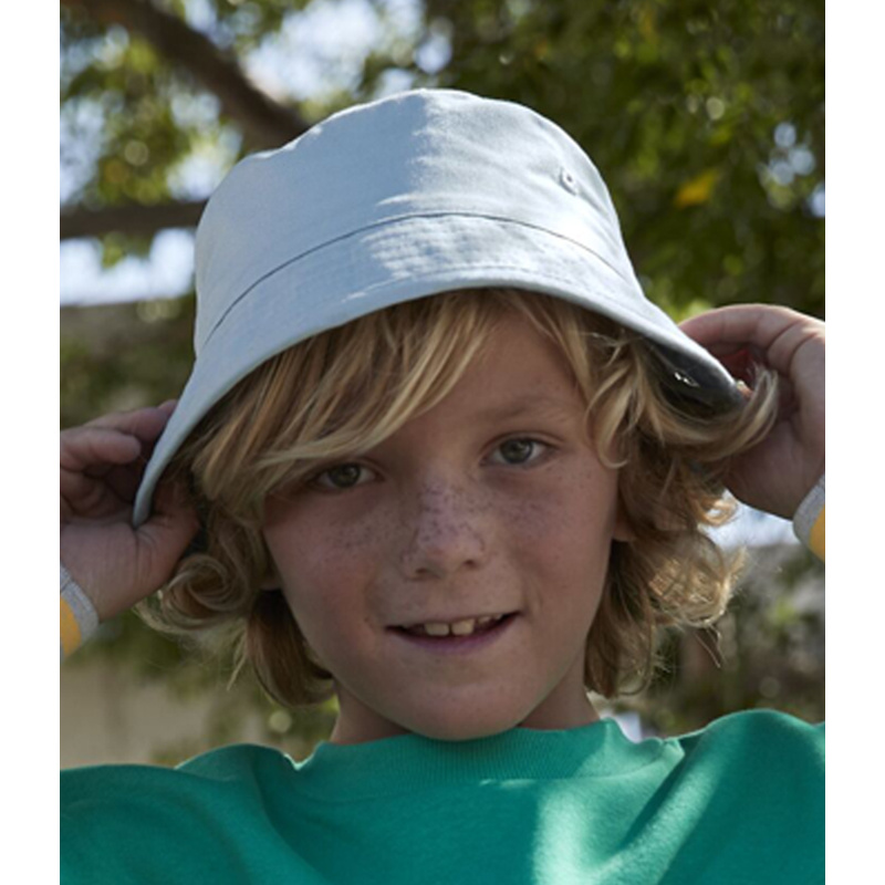 Beechfield Kids Organic Cotton Bucket Hat Thumbnail