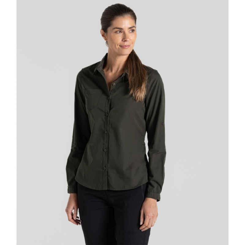 Craghoppers Expert Ladies Kiwi Long Sleeve Shirt Thumbnail