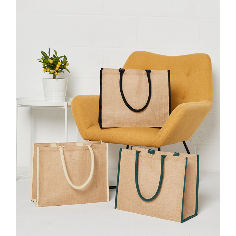 Brand Lab Jute Tipped Shopper Thumbnail