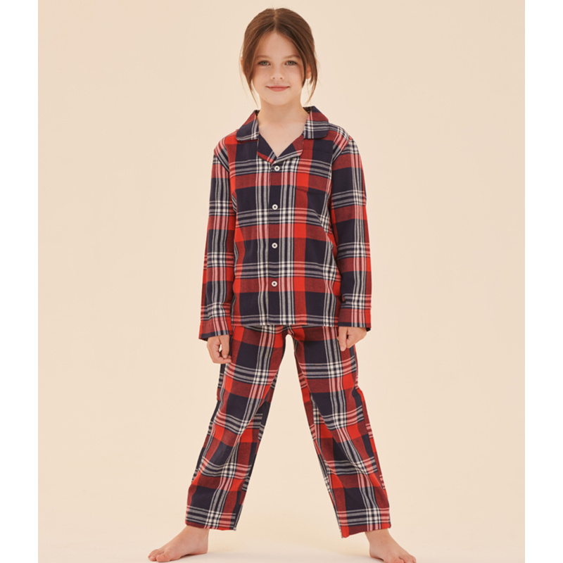 SF Clothing Kids Tartan Lounge Set Thumbnail