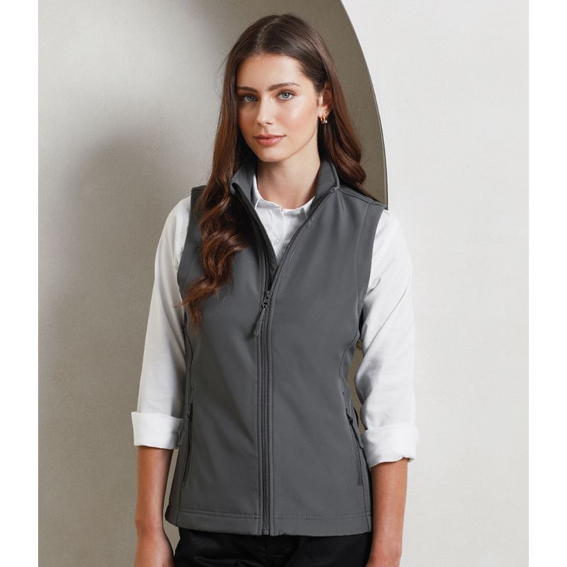 Premier Ladies Windchecker® Recycled Printable Soft Shell Gilet Thumbnail