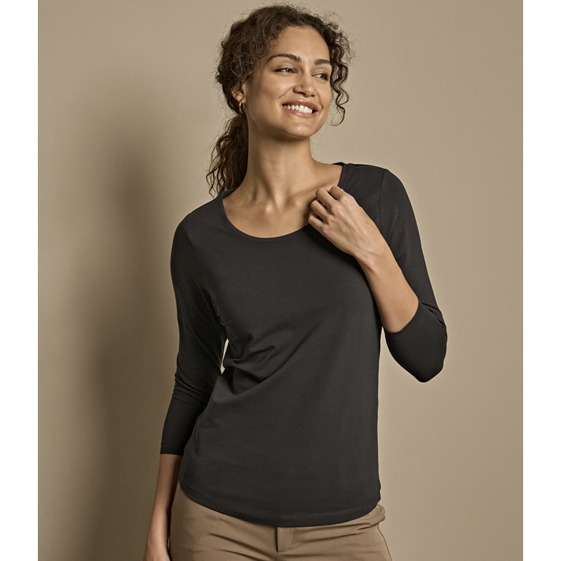 Tee Jays Ladies Stretch 3/4 Sleeve T-Shirt Thumbnail