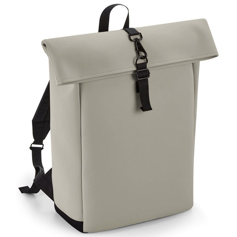 BagBase Matte PU Roll-Top Backpack Thumbnail