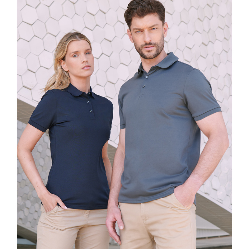 Henbury Ladies Recycled Polyester Polo Shirt Thumbnail