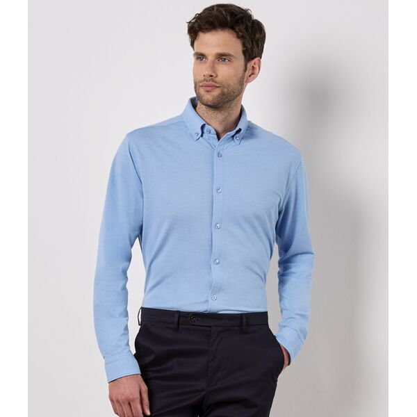 Kustom Kit Long Sleeve Superwash® 60°C Piqué Shirt Thumbnail