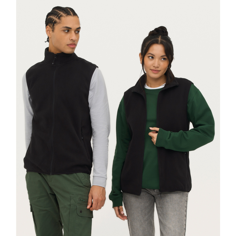 SOL'S Unisex Factor Recycled Micro Fleece Bodywarmer Thumbnail
