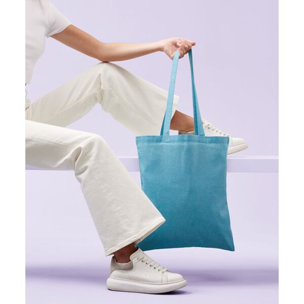 Recycled cotton shopper long handle Thumbnail