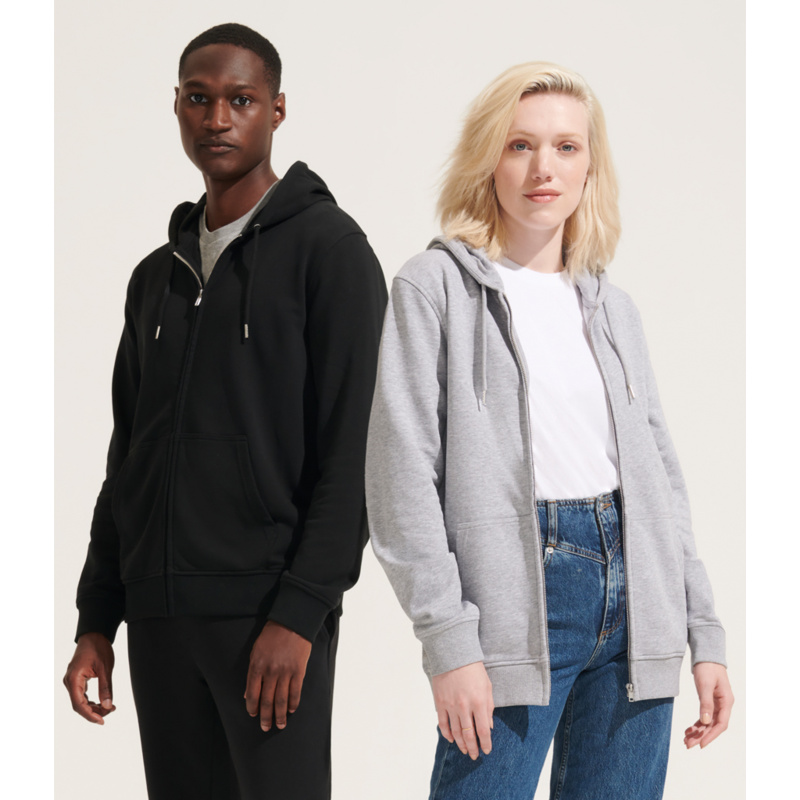 SOL'S Unisex Calipso Eco Friendly Full Zip Hoodie Thumbnail