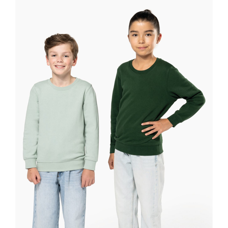 Kariban Kids Crew Neck Sweatshirt Thumbnail