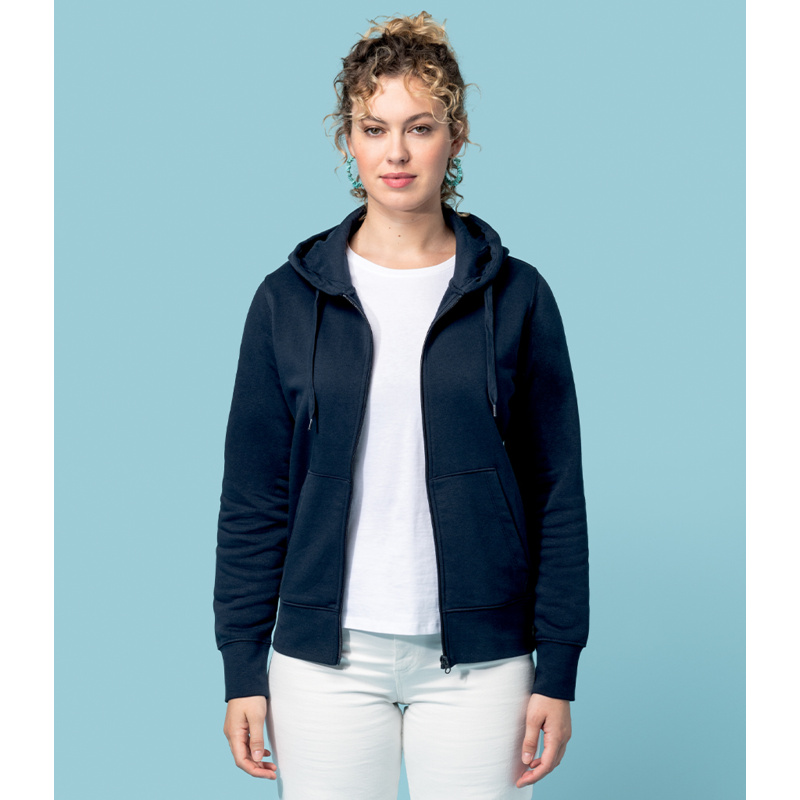 Kariban Ladies Full Zip Hoodie Thumbnail