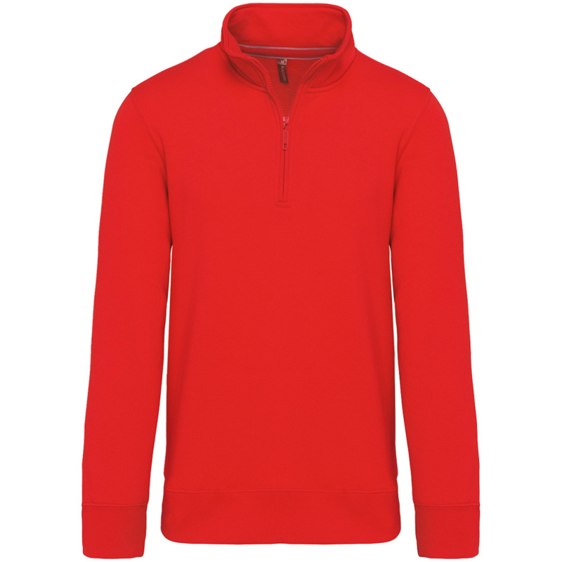 Kariban Zip Neck Sweatshirt Thumbnail
