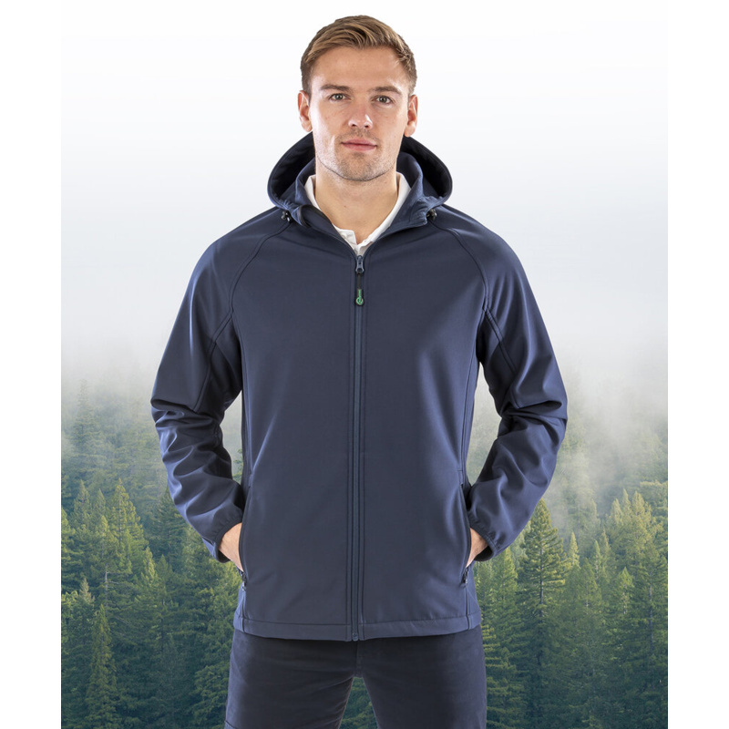 Recycled 3-layer printable hooded softshell Thumbnail