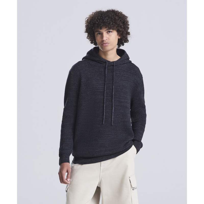 Iguazu regen knitted hoodie Thumbnail