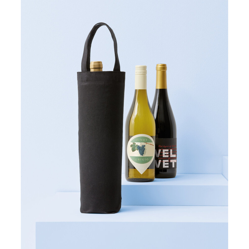 Recycled premium canvas bottle bag Thumbnail