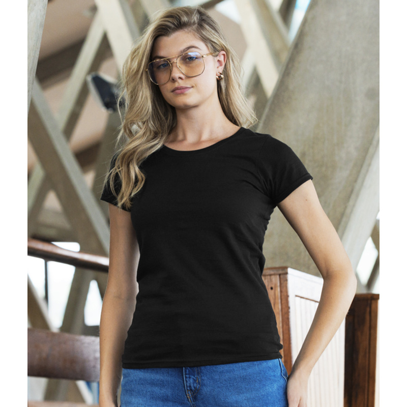 Russell Athletic Ladies Authentic Classic Ringspun T-Shirt Thumbnail