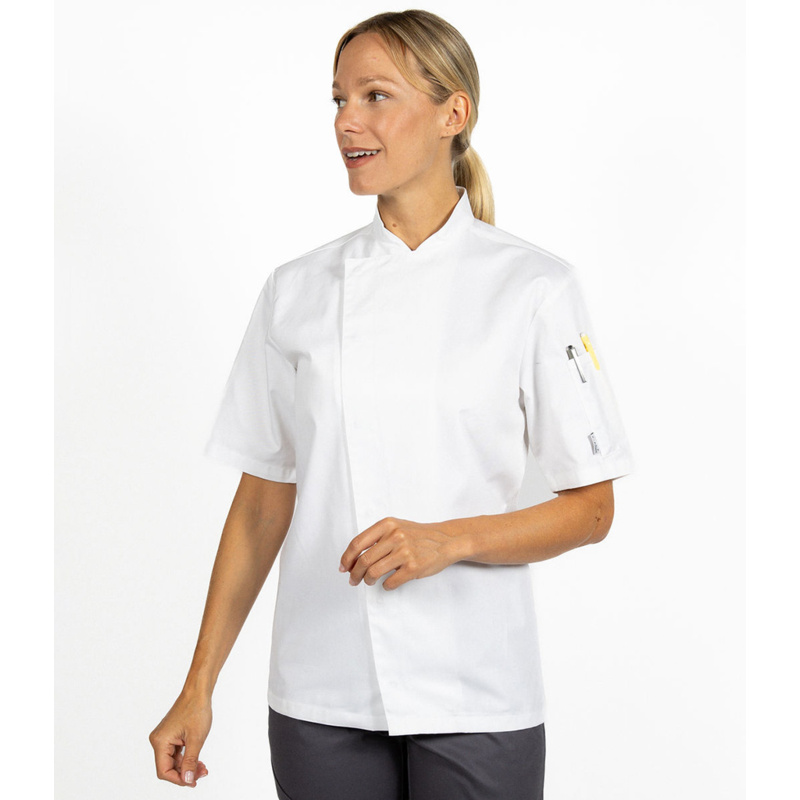 ADC Short Sleeve Asymmetric Chef's Jacket Thumbnail