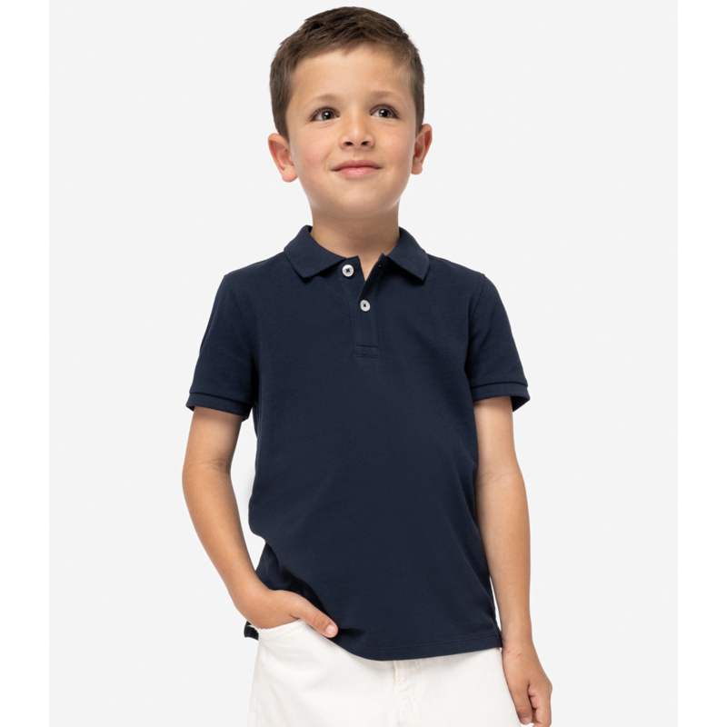 Native Spirit Kids Piqué Polo Shirt Thumbnail