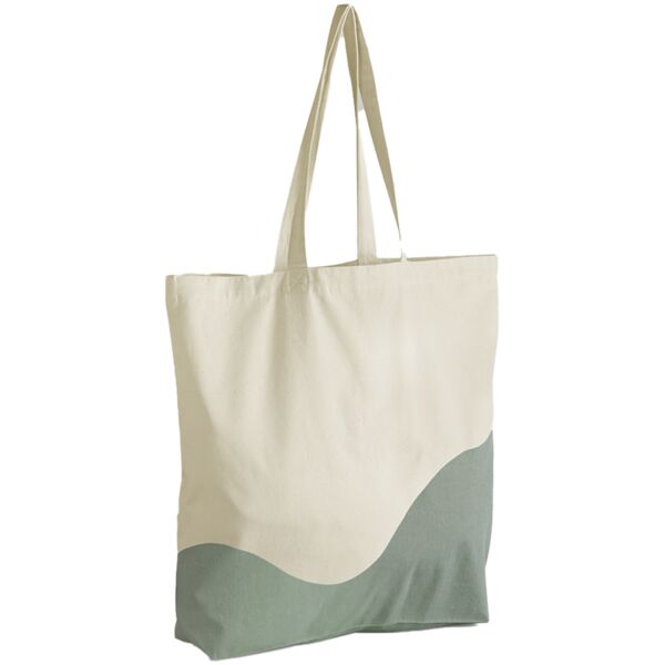 Westford Mill Organic Cotton Wave Print Maxi Tote Bag Thumbnail