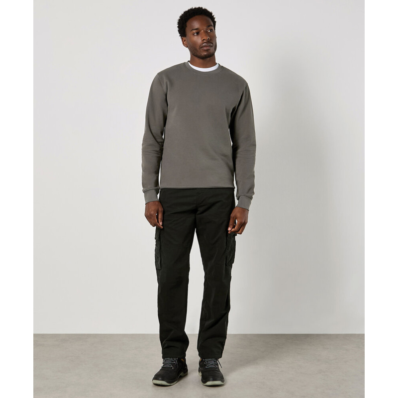 Regular fit piqué sweatshirt Thumbnail