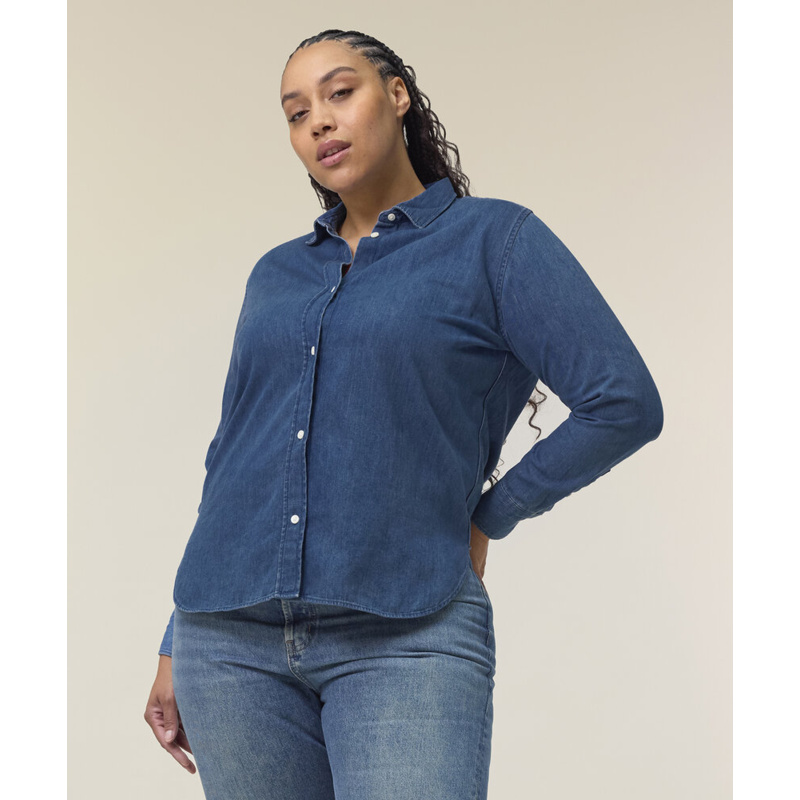 Stella denim shirt (STWW970) Thumbnail