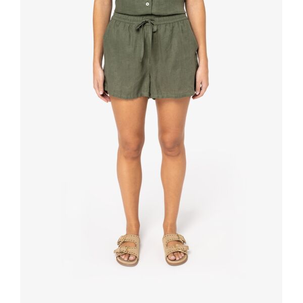 Spasso Ladies Linen Shorts Thumbnail