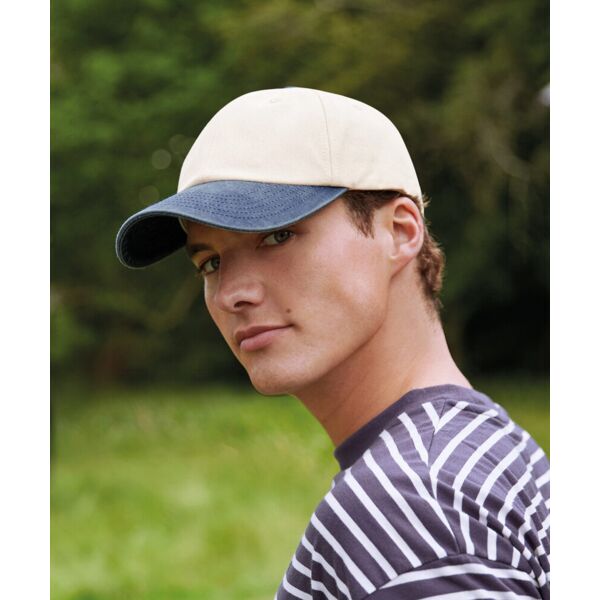 Contrast peak low-profile vintage cap Thumbnail