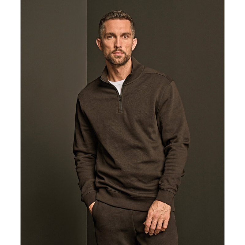 Ribbed interlock half-zip (5506) Thumbnail
