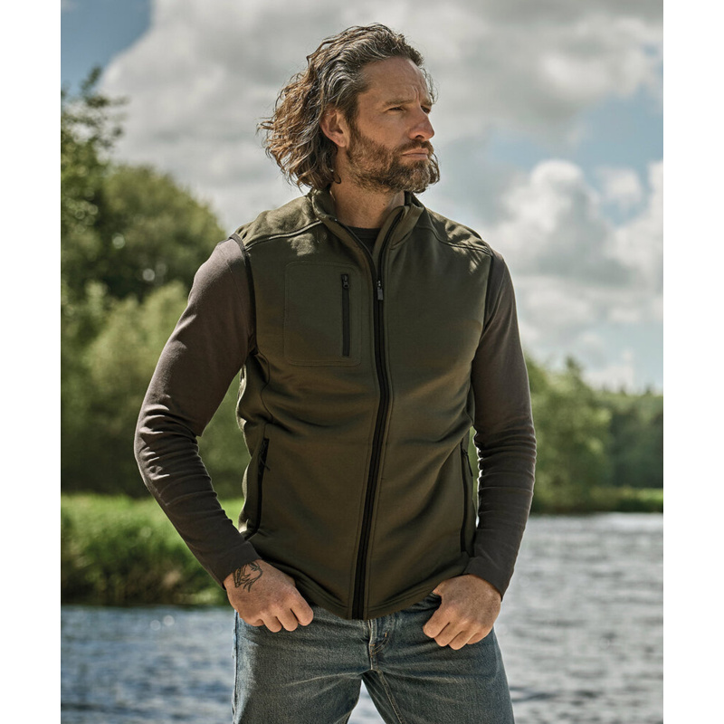 Stretch fleece bodywarmer (9104) Thumbnail