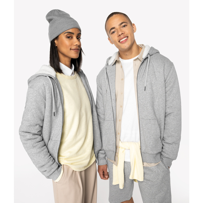 Native Spirit Unisex Sherpa lined Full Zip Sweatshirt Thumbnail