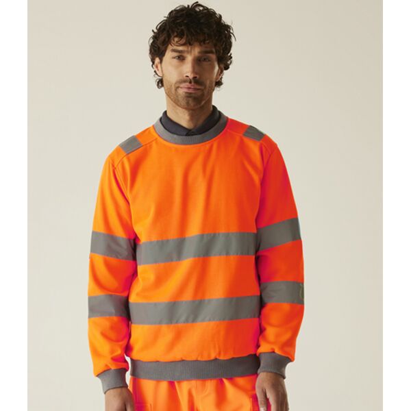 Regatta High Visibility Pro Contract Crew Neck Sweatshirt Thumbnail