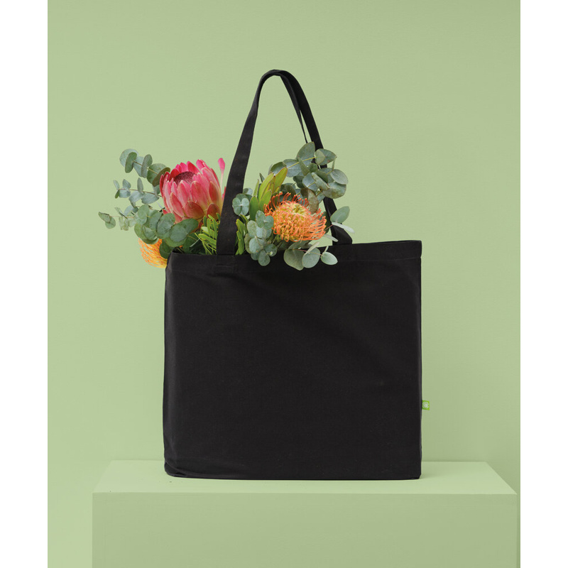 Organic canvas ‘flat base’ landscape shopper Thumbnail