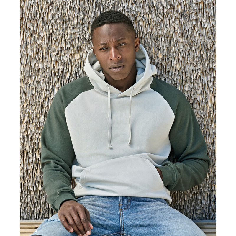 UNLABELED two-tone hooded sweatshirt (5156) Thumbnail