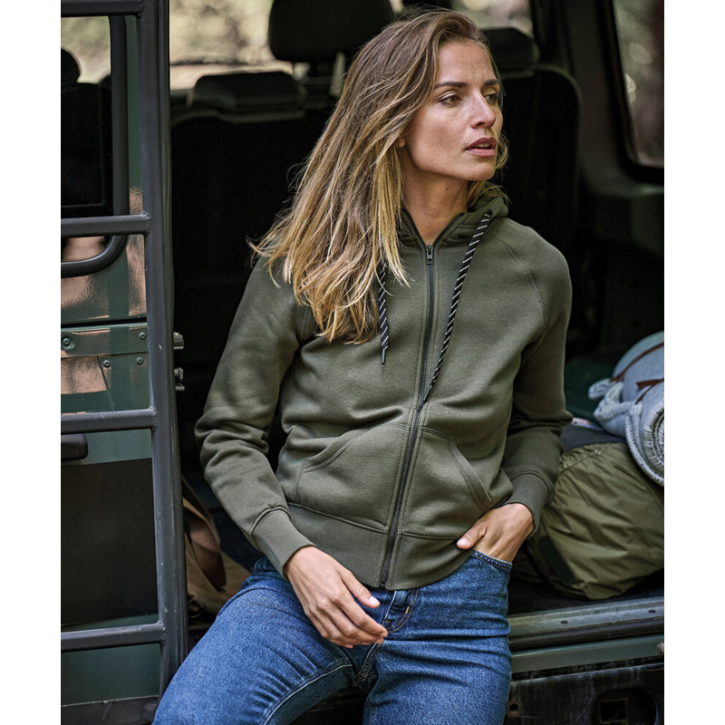 Women’s fashion full-zip hoodie (5436) Thumbnail