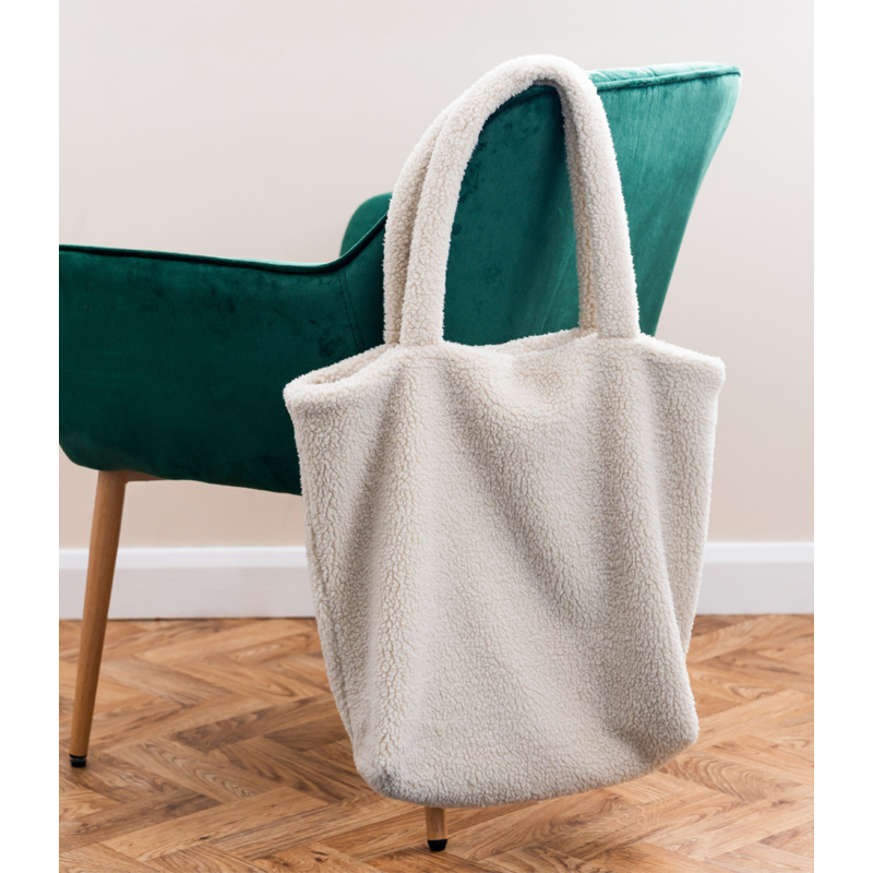 Brand Lab Borg Fleece Shopper Tote Bag Thumbnail