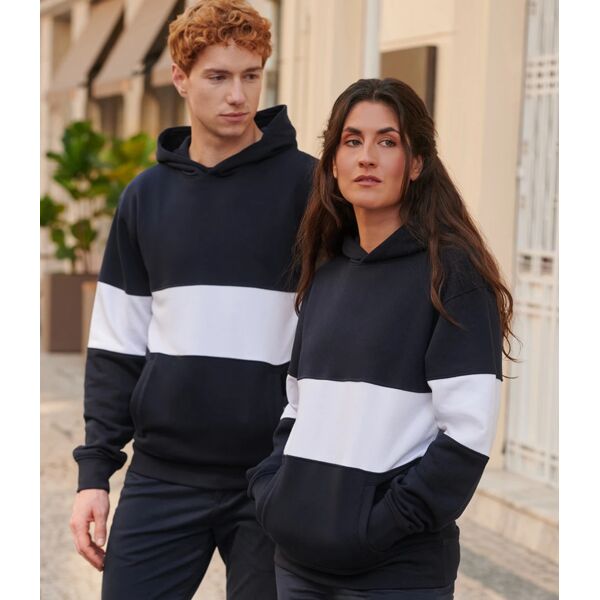 Front Row Heavyweight Panelled Hoodie Thumbnail