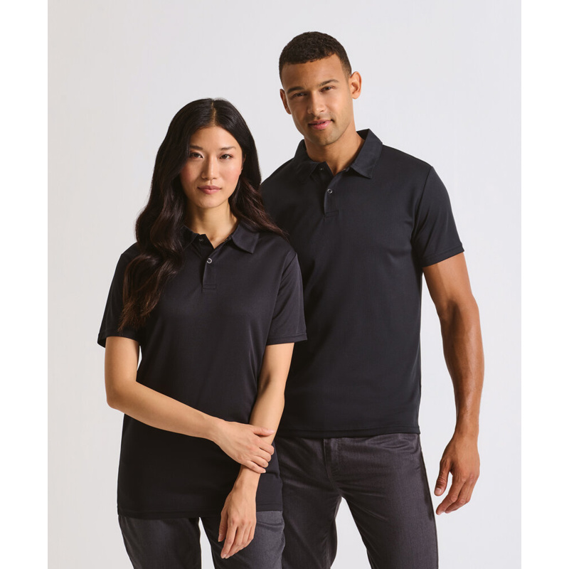 Coolchecker® studded polo Thumbnail