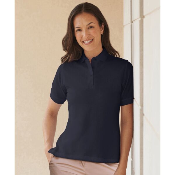 Women's classic cotton piqué polo shirt Thumbnail