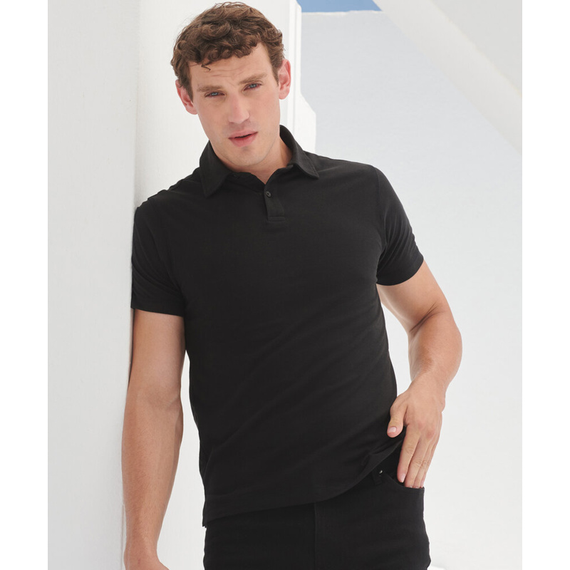 Short sleeve stretch polo Thumbnail