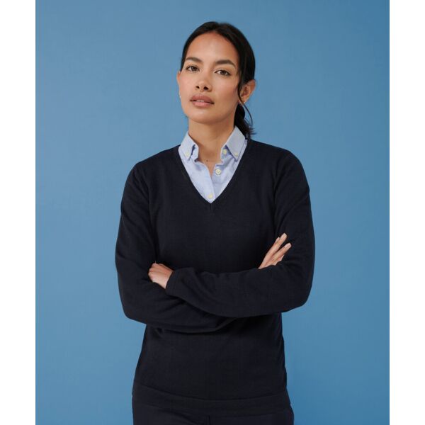 Women's 12 gauge v-neck jumper Thumbnail