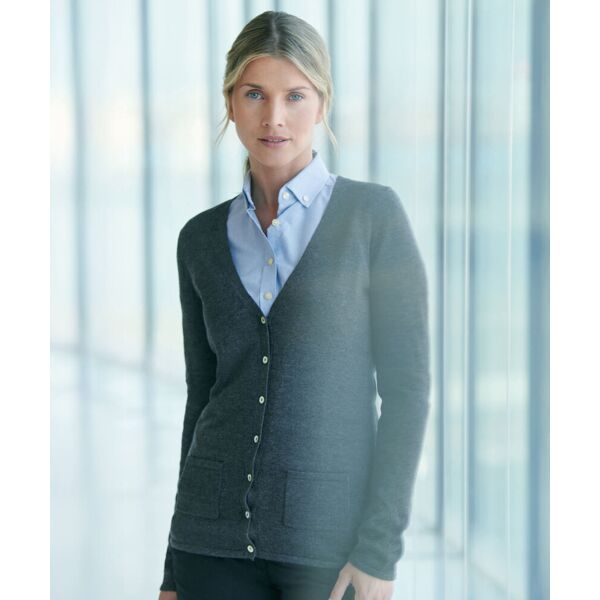Women's v-button cardigan Thumbnail
