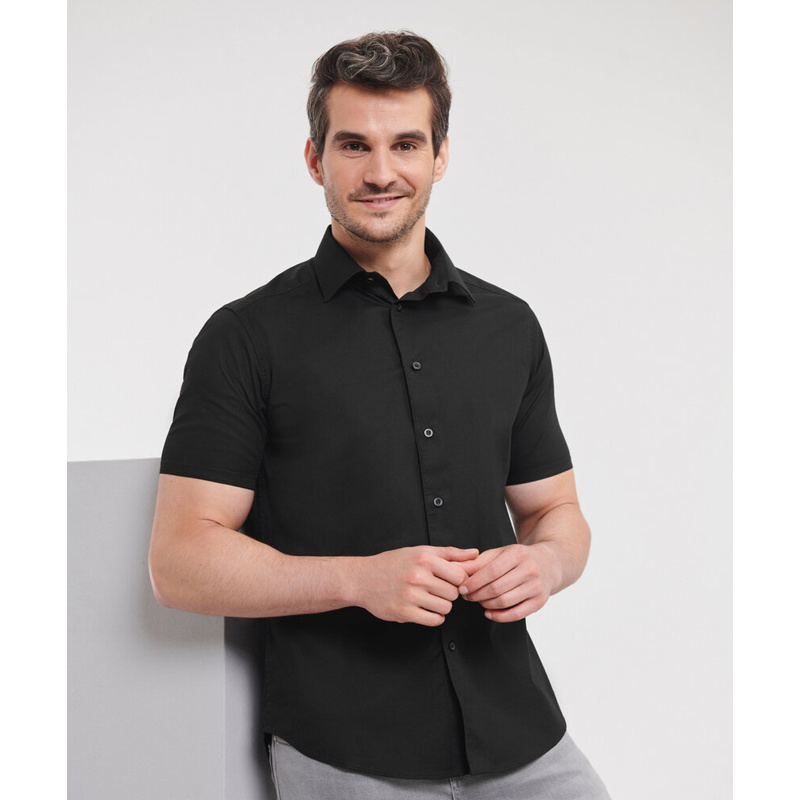 Short sleeve easycare fitted shirt Thumbnail