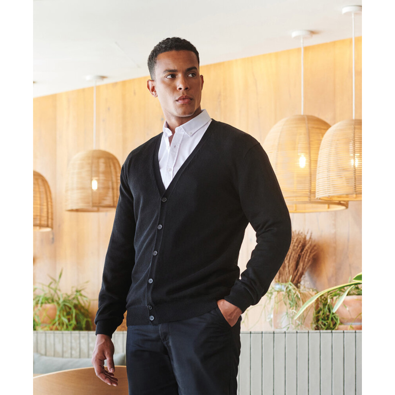 V-button cardigan Thumbnail