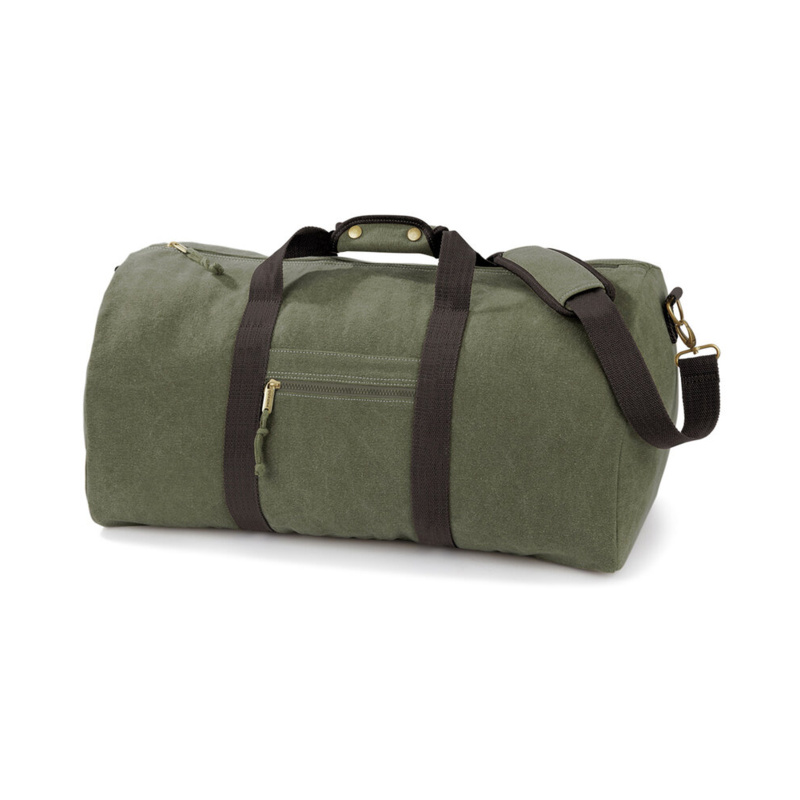 Vintage canvas holdall Thumbnail